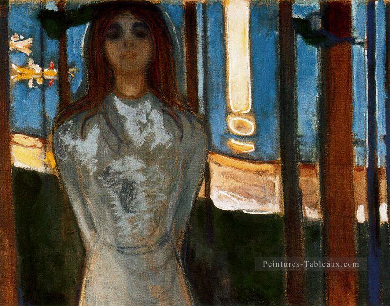 l’été voix nuit 1896 Edvard Munch Peintures à l'huile